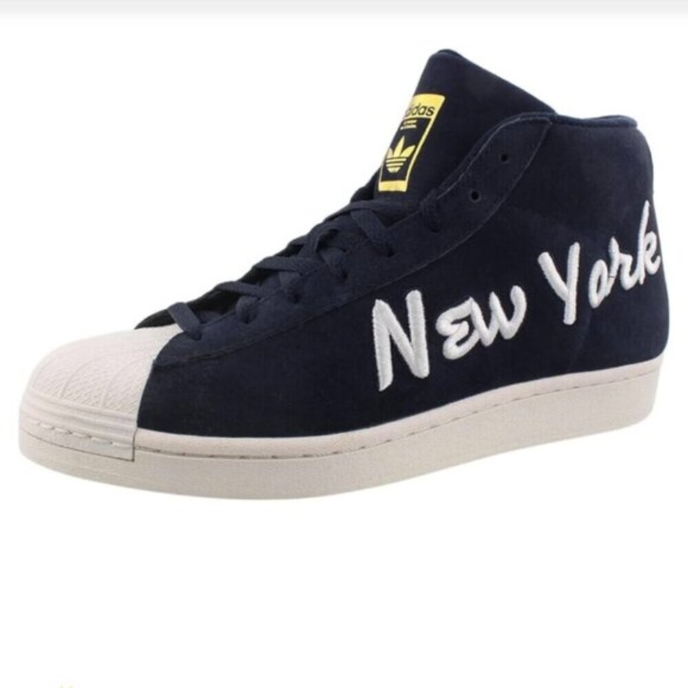Adidas Originals Pro Model New York Shoes‎ Mid Rise Men's Sneakers Size 6 EUC